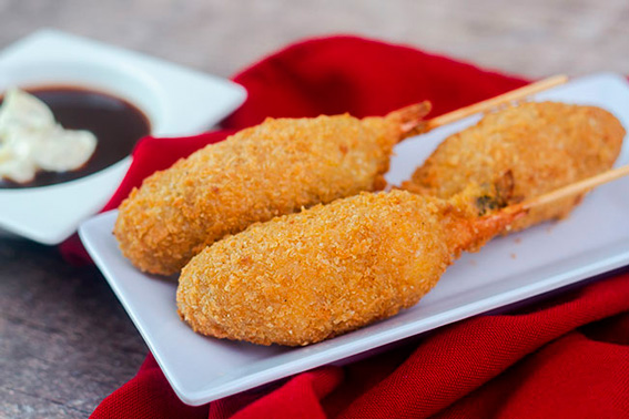 Kushiagues Camarón con Queso